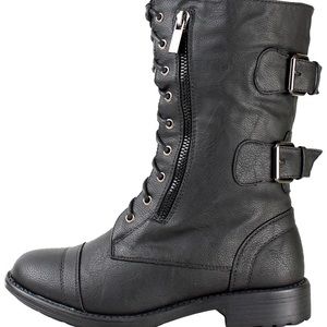 TOP Moda Pack-72 Military Lace Up Combat Boot